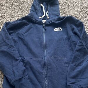 The North Face Navy Full-Zip Hoodie